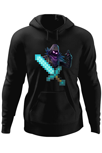 OEM Hanorac barbati Raven Fortnite Minecraft Diamond Sword