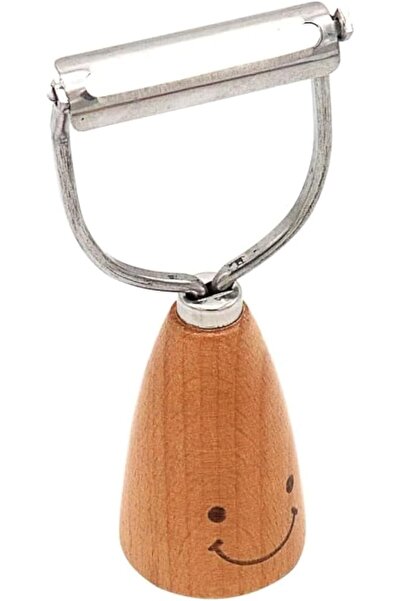 mastergold Small Stainless Steel Grater with Wooden Handle for Cheese, Ginger, Cucumbers, Potatoes, and Vegetab