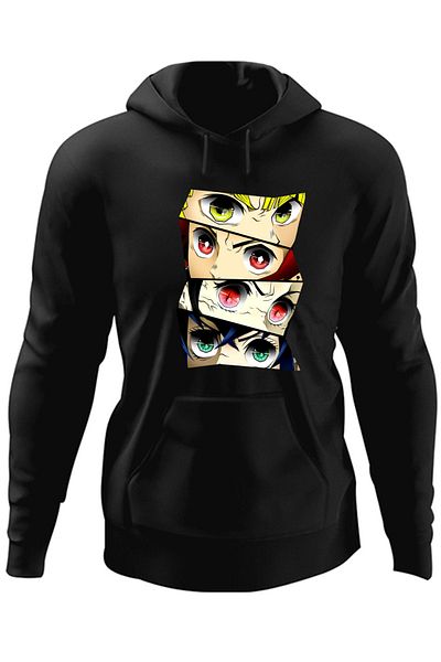 OEM Hanorac barbati Kimetsu no Yaiba Blande Priviri Dark Anime