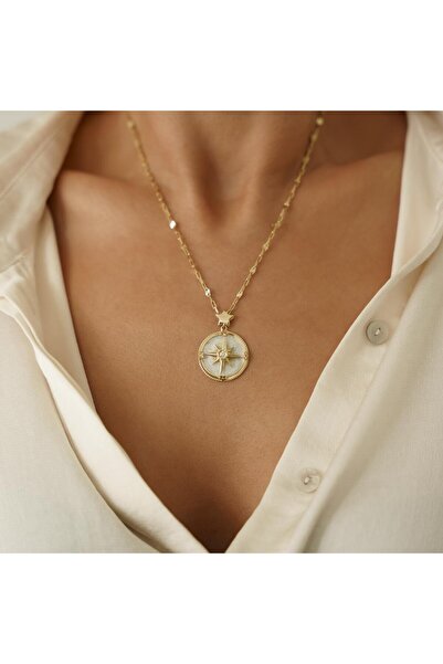 ALTINTAŞ KUYUMCULUK Çark Pusula Altın Kolye