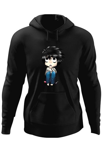OEM Hanorac barbati Death Note L Detectiv Chibi Baby Anime