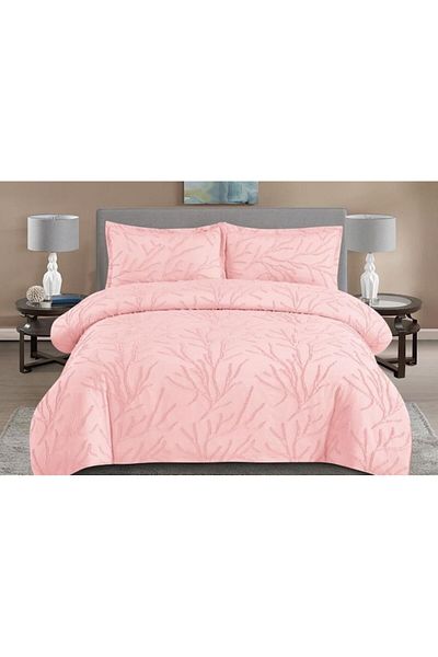 OEM Bed Linen Set, Grofat M2, Uni, 4 Pieces, 2 Persons, 230x250cm, Dusty Pink