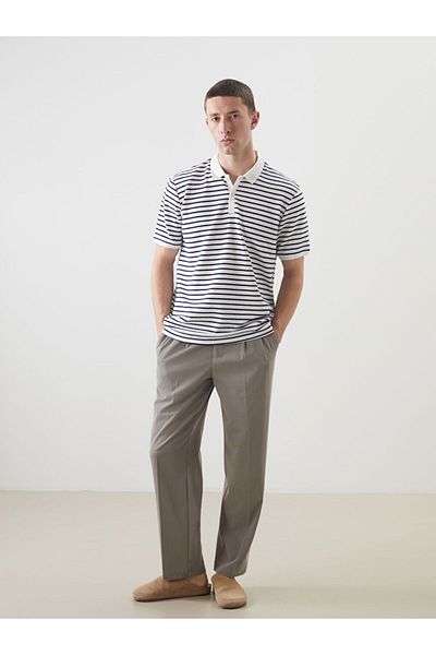 LC Waikiki Lcw Vision Polo Neck Striped Men's T-Shirt