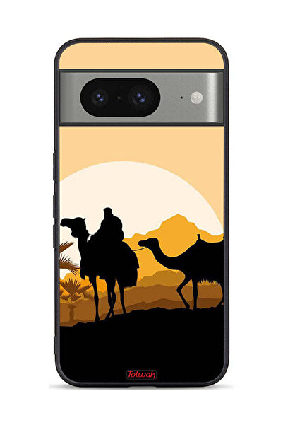 Tolwak غطاء حماية لهاتف جوجل بيكسل 8 برسومات جمال في الصحراء