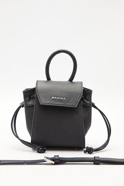 Manuka Mini Bag with Canvas Cover Navy Blue