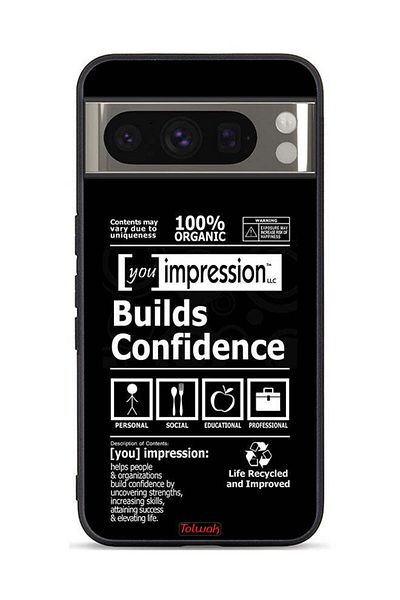 Tolwak Google Pixel 8 Pro Protective Case Cover Builds Confidence Sticker