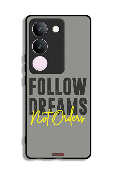 Tolwak غطاء حماية لهاتف فيفو V29 - اتبع الأحلام وليس الأوامر