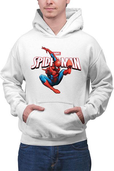 OEM Men's Hoodie Spiderman Marvel Bite Superhero