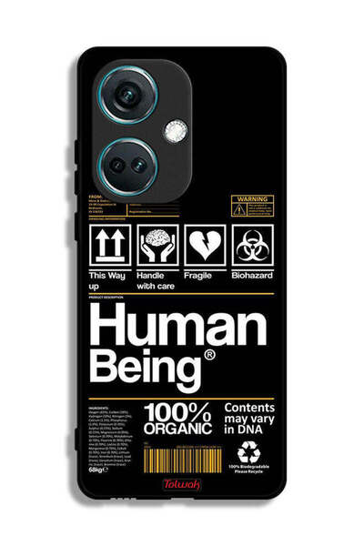 Tolwak غطاء حماية لهاتف OnePlus Nord CE3 - ملصق إنسان