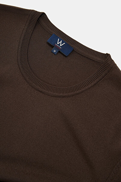 W Collection Coffee Crew Neck T-Shirt