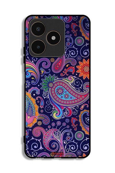 Tolwak Realme C53 Protective Case Cover Mandala Art Pattern