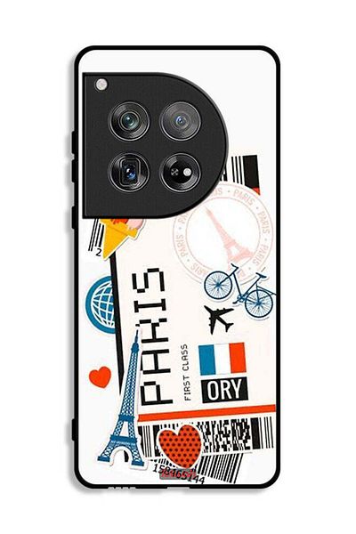 Tolwak OnePlus 12 Protective Case Cover Paris Sticker