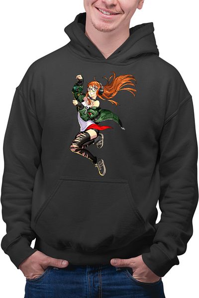 OEM Men's Hoodie Persona Sakura Futaba Aggression Woman