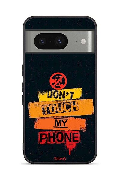 Tolwak Google Pixel 8 Protective Case Cover Do Not Touch My Phone