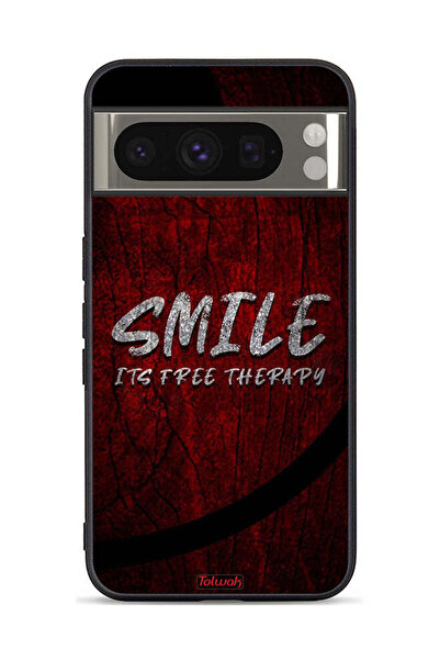 Tolwak Google Pixel 8 Pro Protective Case Cover Smile Its Free Therapy