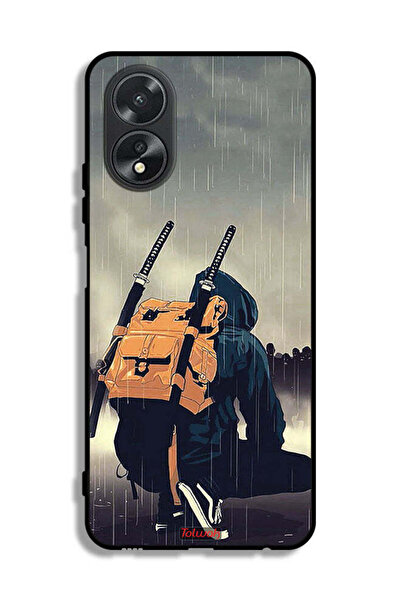 Tolwak غطاء حماية Oppo A38 بتصميم سيف ساموراي رقمي