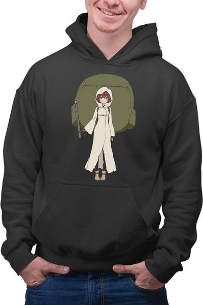OEM Men's Hoodie DanMachi Liliruca Arde Huge Bag Orario Anime Meme