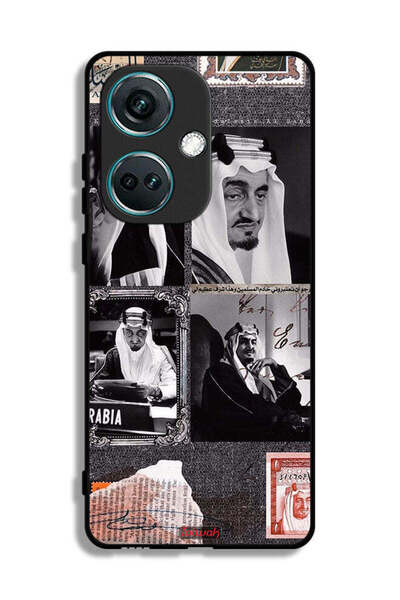 Tolwak غطاء حماية OnePlus Nord CE3 بتصميم ملصق الملك فيصل العتيق
