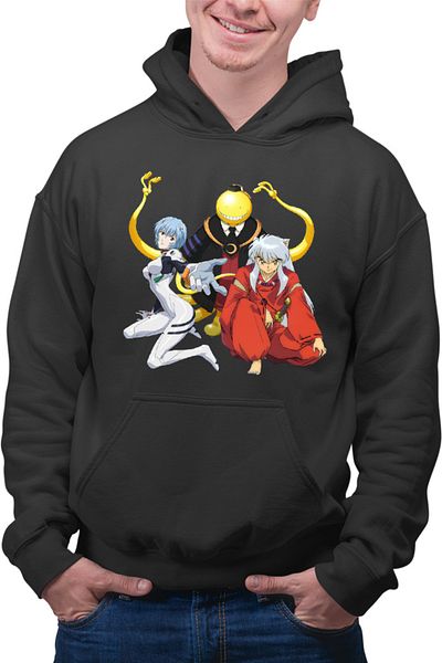 OEM Men's Hoodie Assassination Classroom Koro Sensei Neon Anime