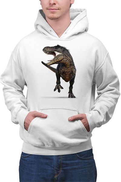 OEM Men's Hoodie Jurassic Park T-REX Fossil Dinosaur Extinct