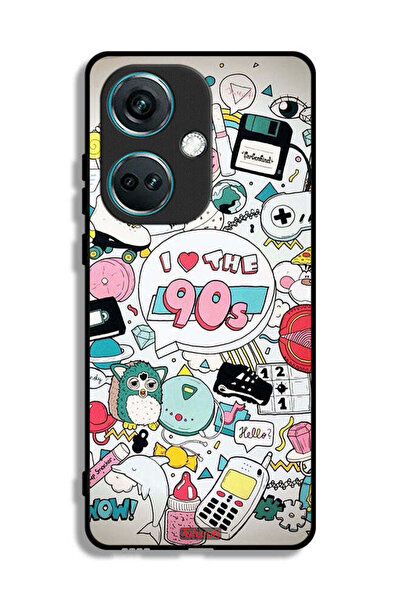 Tolwak غطاء حماية لهاتف OnePlus Nord CE3 - أحب التسعينيات