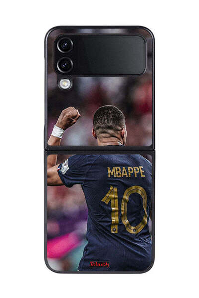 Tolwak غطاء حماية لهاتف سامسونج جالاكسي زد فليب 4 بتصميم مبابي 10