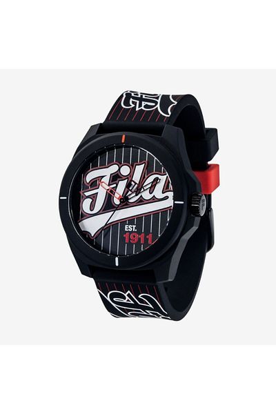 Fila Adult Unisex Analog Watch, Black 38-330-004, 43 mm