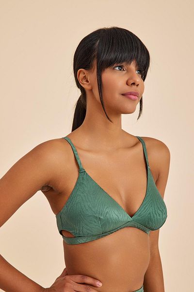Amarelle Σετ μπικίνι Bali Green Unpadded Triangle Side Tie