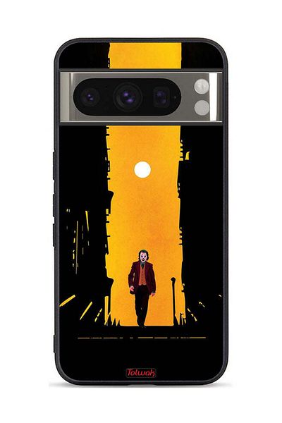 Tolwak غطاء حماية لجهاز Google Pixel 8 Pro بتصميم جوكر، عمل فني رقمي تجريدي