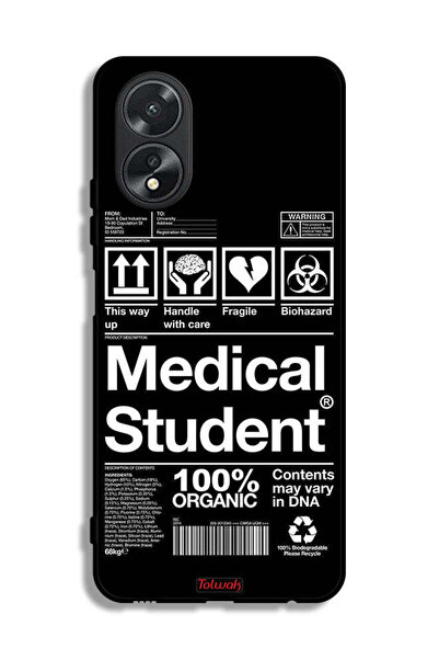 Tolwak غطاء حماية لهاتف Oppo A38 - ملصق طالب الطب