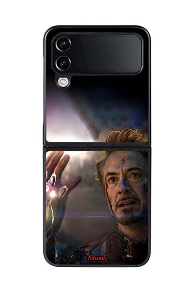 Tolwak غطاء حماية لهاتف سامسونج جالاكسي زد فليب 4 - أنا الرجل الحديدي