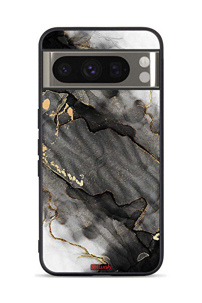 Tolwak غطاء حماية لجهاز Google Pixel 8 Pro بلون رخامي لامع