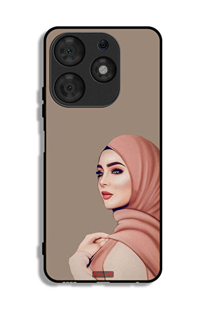 Tolwak Tecno Spark 10 Pro Protective Case Cover Beautiful Hijab Girl