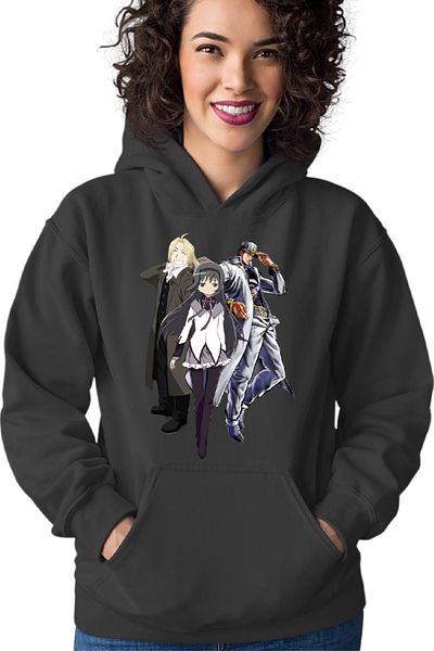 OEM Hanorac Femei Madoka Magica Akemi Homura FMA Edward Jojo Jotaro