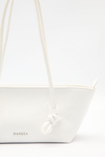 Manuka Bonnie Binding Detail Bag Marshmallow