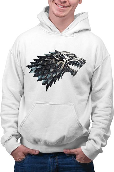 OEM Hanorac Barbati Game of Thrones Wolf Head Banner Tribute