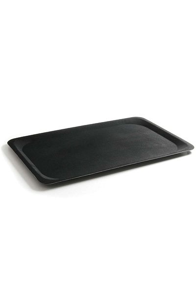 HENDI Taca kelnerska antypoślizgowa prostokątna 20x28cm - czarna