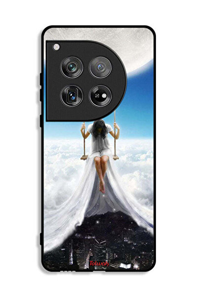 Tolwak غطاء حماية لهاتف OnePlus 12 بتصميم فن مدينة الغيوم القمرية