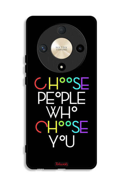 Tolwak Honor X9b Protective Case Cover Choose People Who Choose You