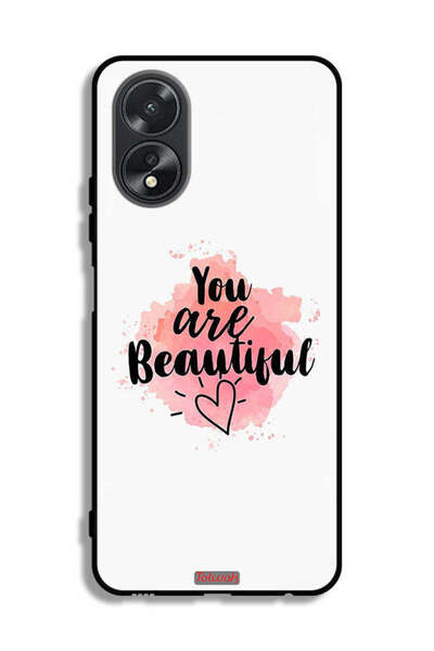 Tolwak غطاء حماية لهاتف Oppo A38 - أنت جميلة