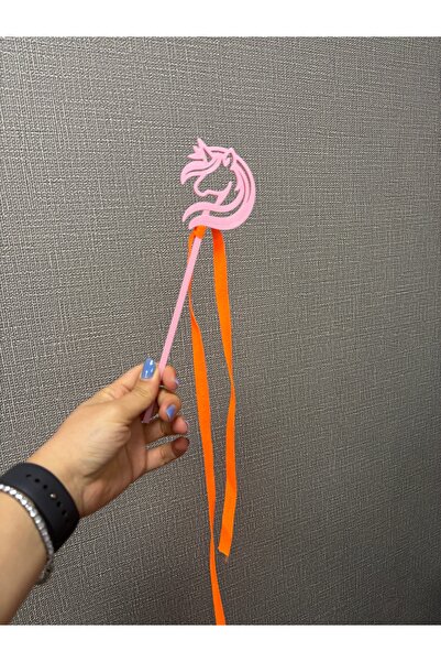 X Metal unicorn sihirli değnek parti aksesuarı kız çocuğu doğum günü parti