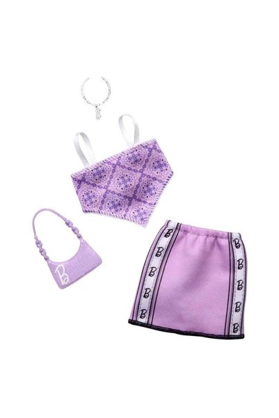 Barbie 'nin Son Moda Kıyafetleri FND47 - Mor Takım Hrh37