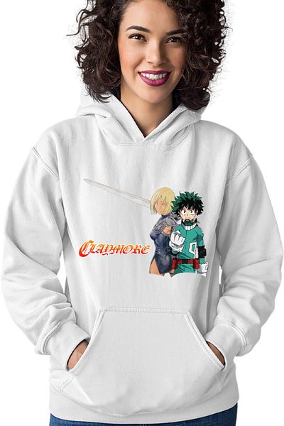 OEM Women's Hoodie Claymore Clare My Hero Academia Deku Anime Kage