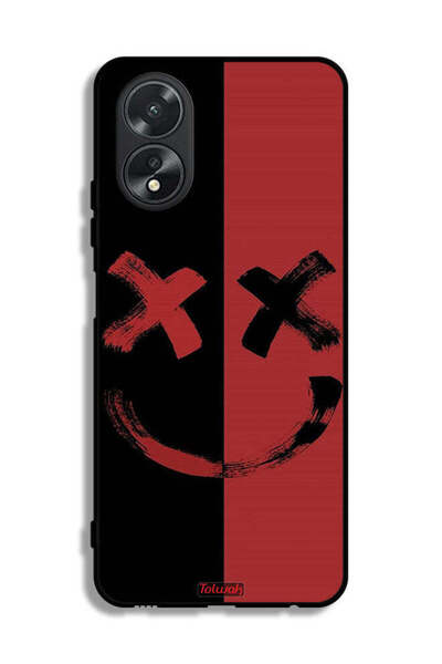 Tolwak غطاء حماية لهاتف Oppo A38 بنمط فن الخطمي