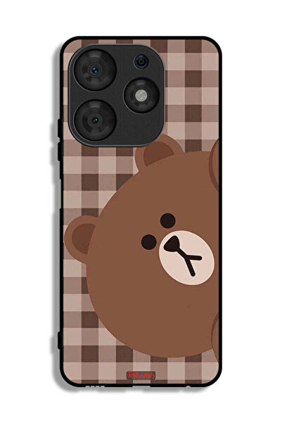 Tolwak غطاء حماية على شكل دب تيدي لهاتف تكنو سبارك 10 برو