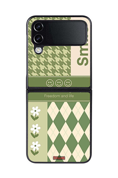 Tolwak غطاء حماية لهاتف Samsung Galaxy Z Flip 4 - الابتسامة هي أسعد شيء في حياتي