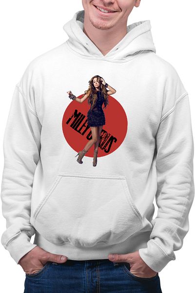 OEM Men's Hoodie Miley Cyrus Cool Sing Artist Awards Music Idol