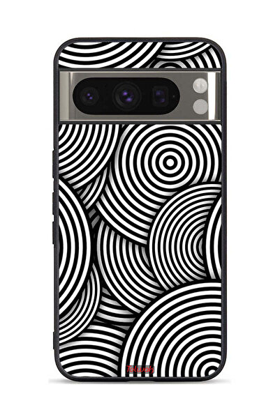 Tolwak غطاء حماية لجهاز Google Pixel 8 Pro بنمط دوائر وهمية