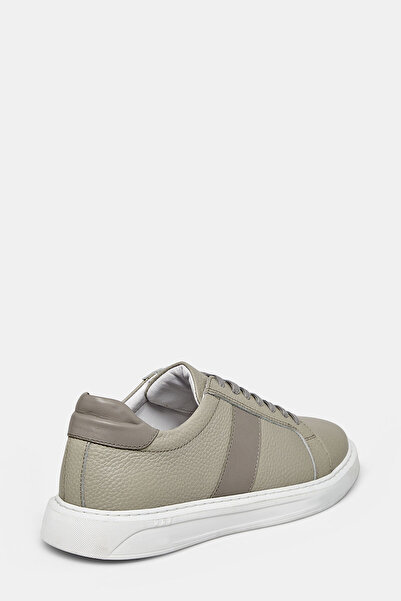 W Collection Gray Leather Sports Shoes
