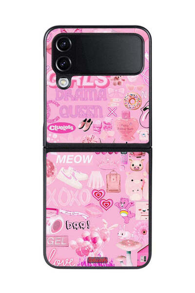 Tolwak غطاء حماية لهاتف Samsung Galaxy Z Flip 4 بتصميم ملكة الدراما للفتيات